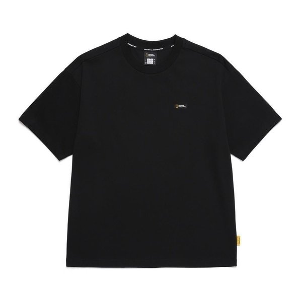 [여주점] N252UTS082 리젠아스킨 유니 온더로드 그래픽 세미오버핏 반팔 쿨티셔츠BLACK