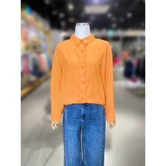 베네통 [여주점] 백 플랩 아일렛 블라우스 (BABL93531)