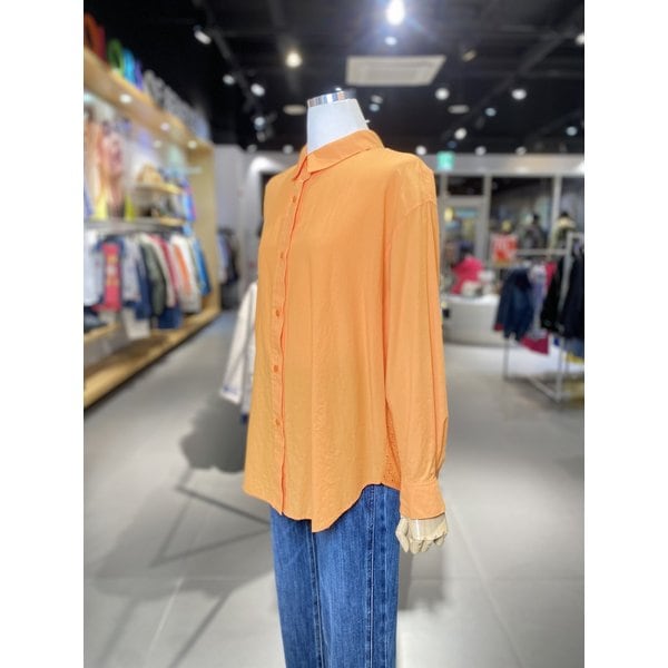 [여주점] 백 플랩 아일렛 블라우스 (BABL93531)