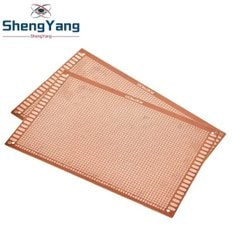 TZT 1 2 5pcs 12x18 cm 12X18cm 단면 프로토타입 2.54 보드 브레드보드 범용 실험용
