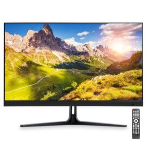 큐빅스 24인치 LED TV 모니터 소형티비 리모컨포함 Full HD 해상도 에너지효율 1등급