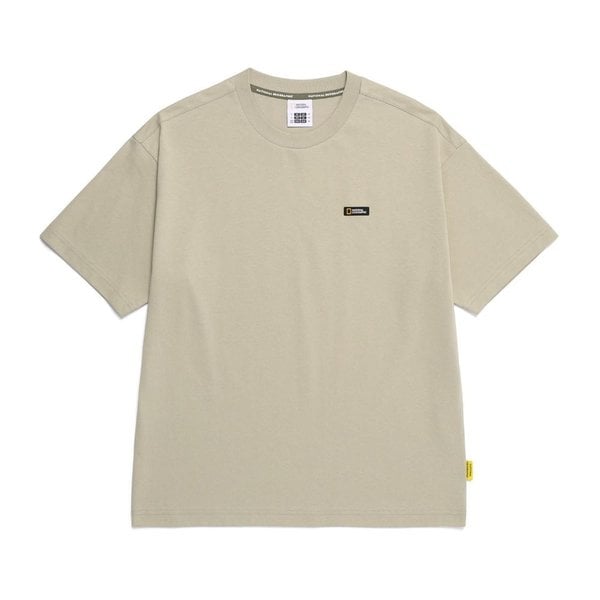 [여주점] N252UTS040 만텔라 백 빅로고 반팔 티셔츠 BEIGE KHAKI