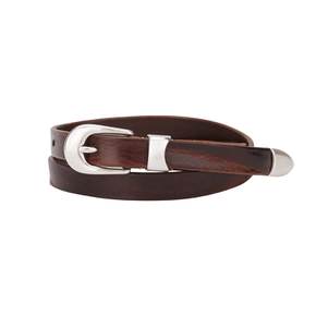 아워레가시 남성 2CM 브라운 벨트 A2208BBBR BROWN LEATHER