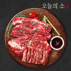 [냉동][오늘의소] 한우 1등급 갈비살모듬 2호 500g(갈비살150g+채끝150g+등심200g)