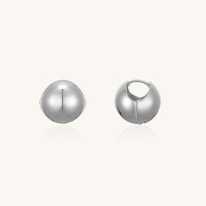 [925silver] 실버 볼 원터치 귀걸이