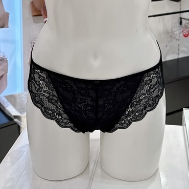 엘르이너웨어 25년 SS 1차 퍼펙트 커버 레이스 여성 팬티 (EEWBP171BK)