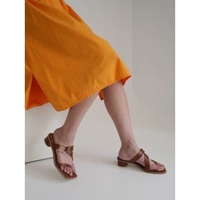 gold ring jessi sandal_brown