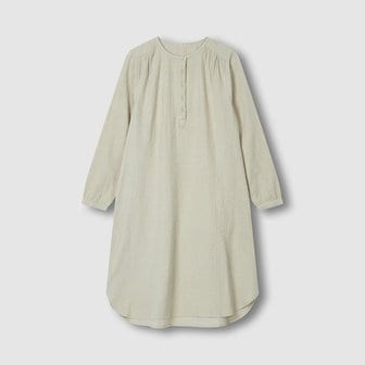 JAJU 여 이중지 셔링 파자마 원피스 J2054030170AW