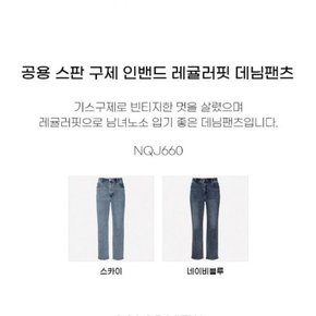 DP03 남성 기모 인밴드 레귤러핏 청바지 NQJ660