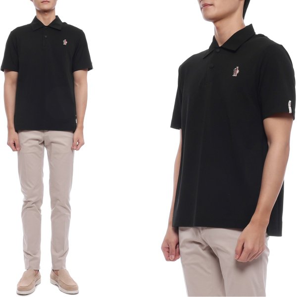 [부산점] 26SS 남성 로고 패치 폴로 반팔티셔츠 (8A00004 89AVZ 999 26S)