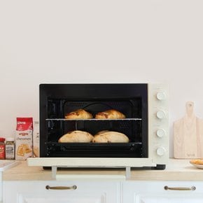 컨벡션오븐 CON-M38 크림 40L 전기 그릴 바베큐 홈베이킹 제과제빵 에어프라이어 대용량