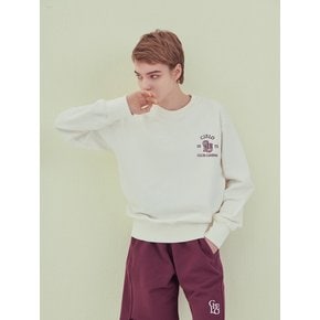 LOGO SWEATSHIRT IVORY