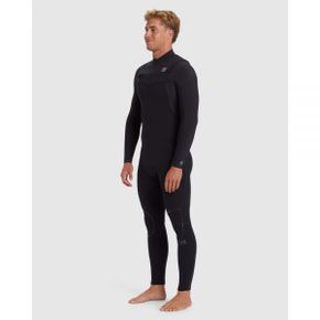 Billabong 403 Furnace Natural Chest Zip Wetsuit - BLACK