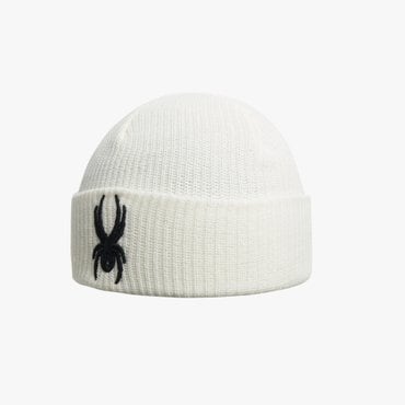 스파이더 공용 빅로고 비니 SPGFANCA317UWHT