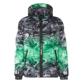 4868249 PLEIN SPORT Nylon Padded Jacket Neon Amazon Edition (Camouflage) 94724406