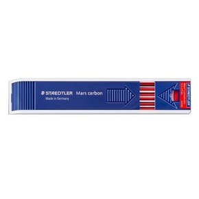 [스테들러] 컬러홀더심12본입 2.0mm 적색