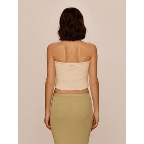 Beige Transform Cropped Sleeveless