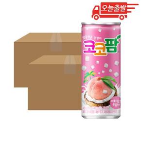 오늘출발 코코팜 피치핑크 복숭아 240ml 60개