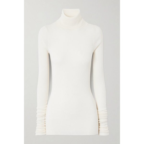 더프랭키샵 우티카 울 실크 블렌드 터틀넥 스웨터 46376663162949610