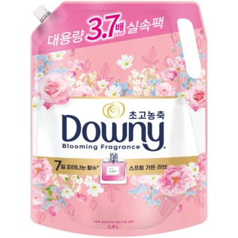  다우니 섬유유연제 생화향기 컬렉션 스프링 가든 러브 2.6L