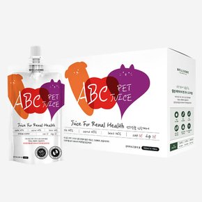 웰썸 ABC 펫 주스 포 레날 150ml 반려동물 전용 독소배출 신장 건강 개선