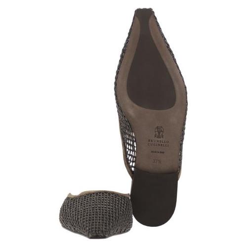 브루넬로 쿠치넬리 뮬/슬리퍼 MZSFC3177 BROWN