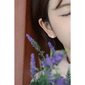 14K 플라워 CZ 꽃 귀걸이(ST25501E)