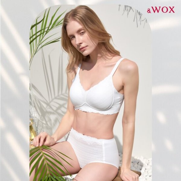 앤왁스 꿈의브라 팬티 레이스 스트랩 1세트 여성 심리스 브라
