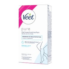 [해외직배송] VEET 비트 콜드 왁스 스트립 바디&레그 센시티브 22매