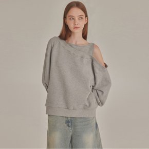 [TOPGIRL] ONE-SHOULDER CUT OUT SWEATSHIRTS_T426TP126(BK)