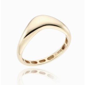 AK평택점 로이드 모던 웨이브 14K 골드 반지(M) LRS25016G