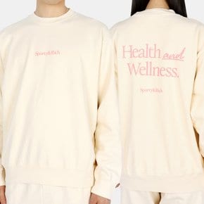 22FW 공용 뉴헬스 크루넥 맨투맨(크림로즈) NEW HEALTH CREWNECK /국내당일발송