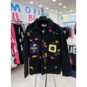 더블제이디 [여주점] 페인트꽃데님자켓,JEZZ61806