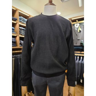 브렌우드 [여주점] 코오롱 브렌우드 남성 크리즈 라운드넥 스웻셔츠 BRTAS26351BKX BEX