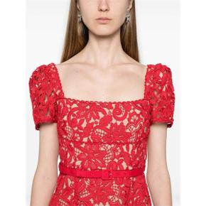 [SELF PORTRAIT] Womens Dress PF24-032M-R  RED One Color