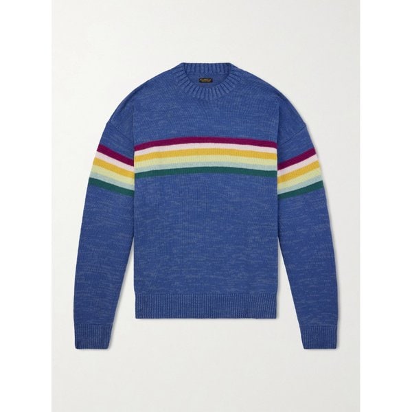 페키시 레인보우 스트라이프 코튼 울 블렌드 스웨터 46376663163042661