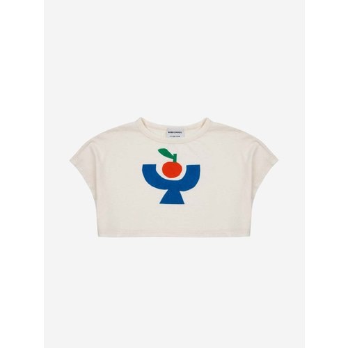 [보보쇼즈 공식스토어]토마토 플레이트 크롭 티셔츠 124AC020