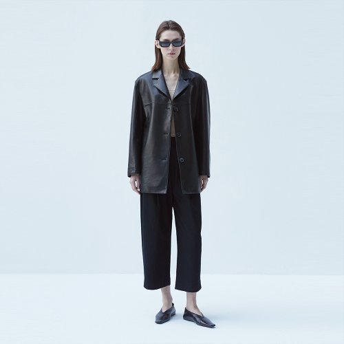 European Lambskin Classic Blazer_Black