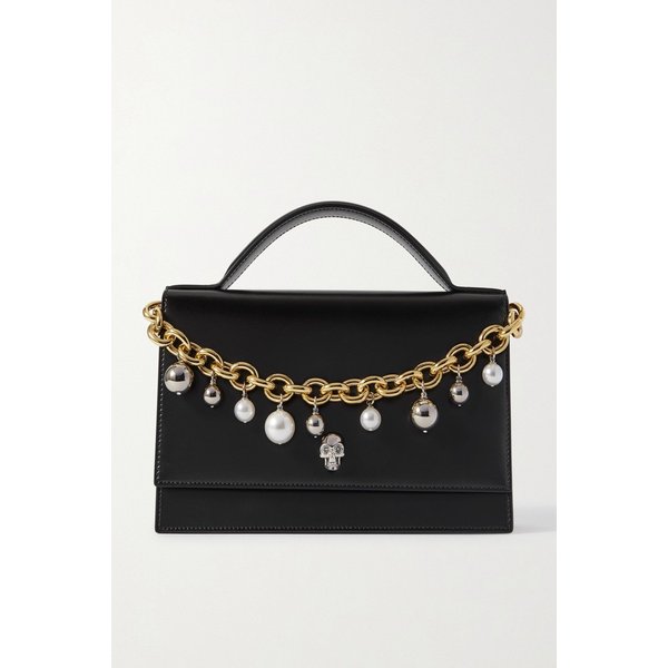 스컬 가죽 클러치 46376663163019614