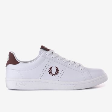 프레드페리 깔끔하고 발 볼 넓은 남녀 레더 슈즈 B721 Leather SFPU2314321-370