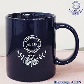 ALLIN 쯔비벨 세라믹 머그컵 딥블루 1P