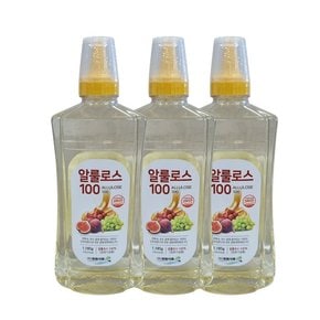 라온 아임쿡 알룰로스 100 설탕 대체 감미료 스테비아 저칼로리 1185g 3개 / 청림식품