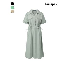 더블 카라 스트링 바스락 원피스  XQ5OP001M0 _P424032962