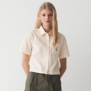 여성 Steve Crop Short Sleeve Shirts _K WHYWE2513F