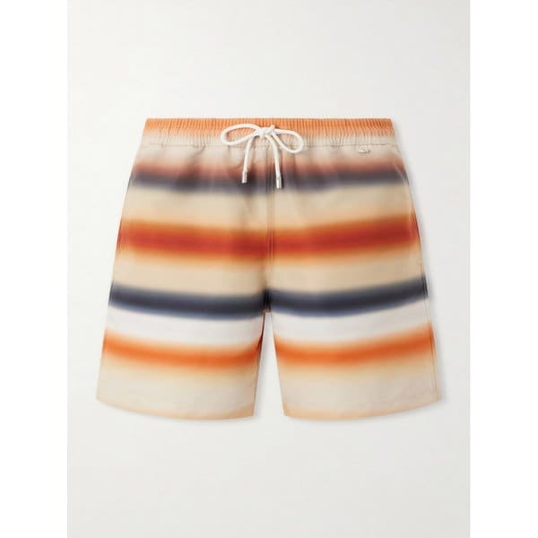 폴라스 이비자 스트레이트 레그 미드 렝스 스트라이프 스윔 쇼츠 46376663163059214