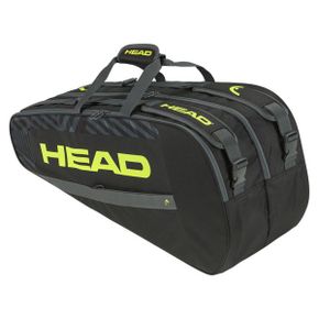 [해외] 테니스 가방 백팩 헤드 Head Base M Tennis Racquet Bag Black and Yellow 110362