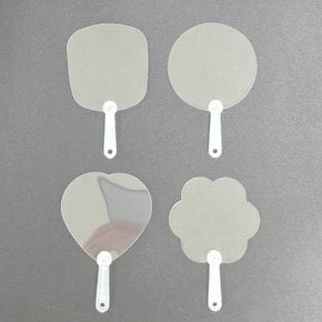 DIY 미니 부채 키링 만들기 아크릴 투명 단체 열쇠고리