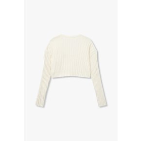 [부산점] [지컷] 드롭 숄더 골지 볼레로  7214250202