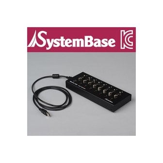 엠지솔루션 [Multi-8/USB RS232(Female)] SystemBase(시스템베이스) 8포트 USB 시리얼통신 어댑터, RS232 컨버터 Female