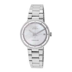 4202906 Mido Commander II Automatic Diamond White Mother of Pearl Dial Ladies Watch